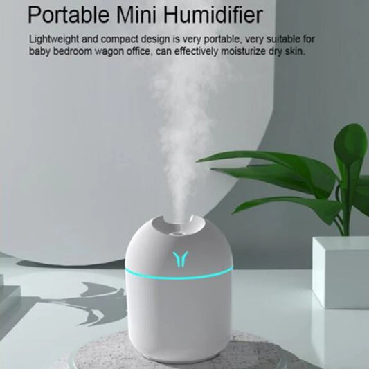 Portable USB Mini Humidifier with Aromatherapy Function – Compact, Quiet, and Efficient